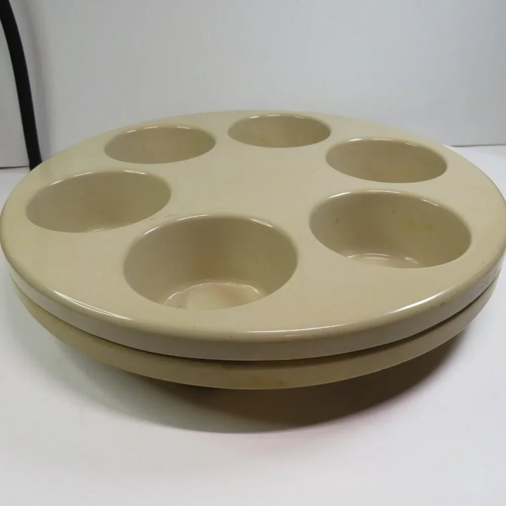 Vintage Anchor Hocking MicroWare (2) Muffin/cupcake Pans